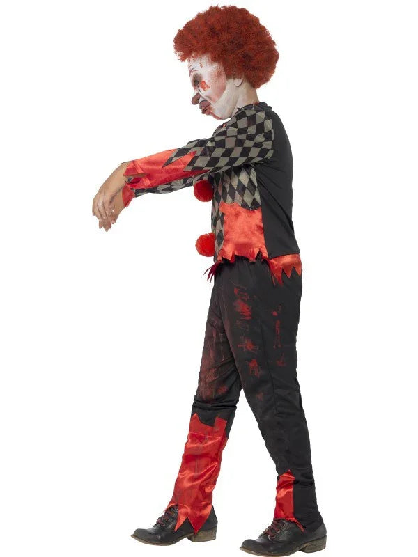 Disfraz de Payaso Zombie con Careta Halloween Infantiles Smiffys